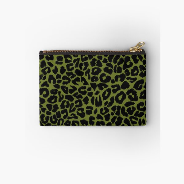 Item preview, Leopard Print Pattern in Green and Black designed and sold by OneThreeSix.