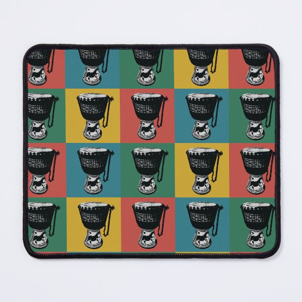 Item preview, African Echoes | Djembe Pop Art Stencil designed and sold by MammothArt.
