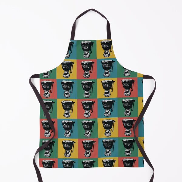 Item preview, African Echoes | Djembe Pop Art Stencil designed and sold by MammothArt.