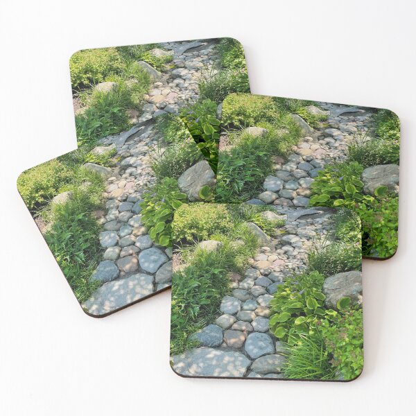 Item preview, Garden trail | botanical | Japanese garden | stone path designed and sold by hollycooper.
