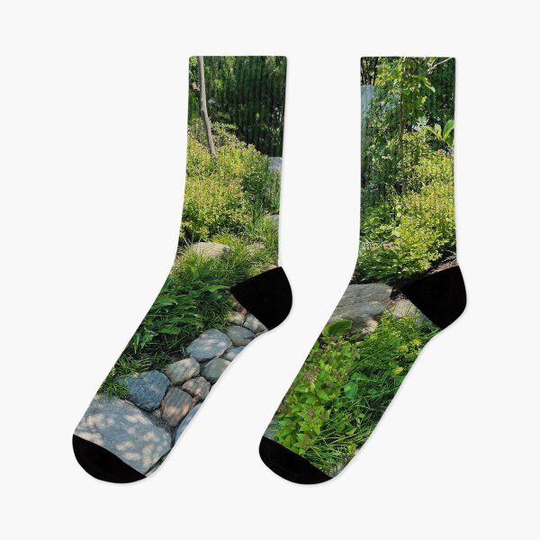 Item preview, Garden trail | botanical | Japanese garden | stone path designed and sold by hollycooper.