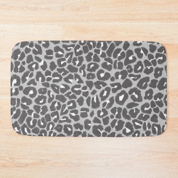 Item preview, Leopard Print Pattern in Grey and White designed and sold by OneThreeSix.