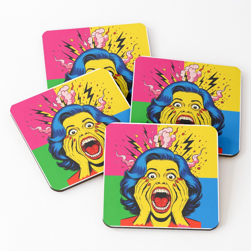 Item preview, Coasters (Set of 4) designed and sold by StatusApocalyps.