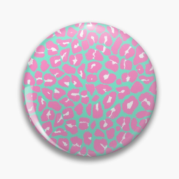Item preview, Leopard Print Pattern in Pink, Turquoise and White designed and sold by OneThreeSix.