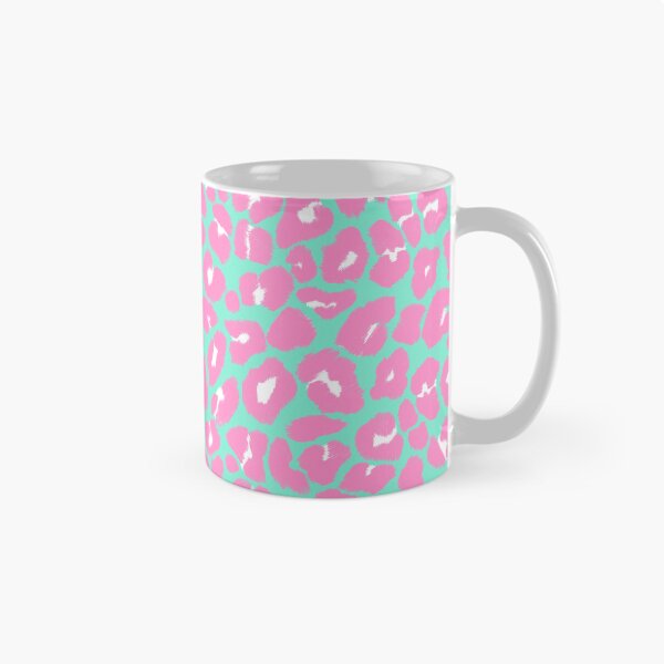 Item preview, Leopard Print Pattern in Pink, Turquoise and White designed and sold by OneThreeSix.