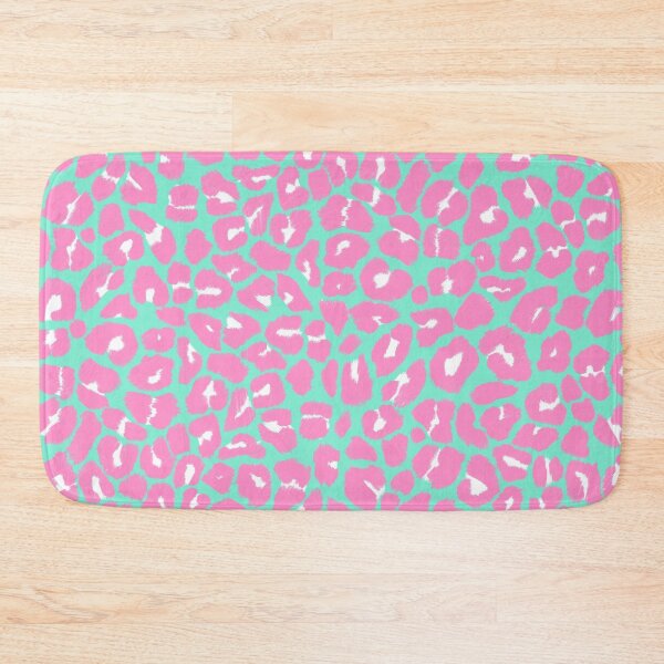 Item preview, Leopard Print Pattern in Pink, Turquoise and White designed and sold by OneThreeSix.