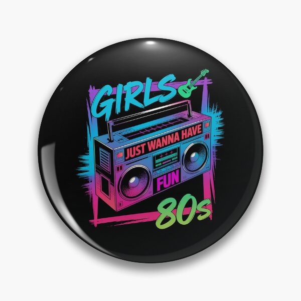 Item preview,  80's Girls Just Wanna Have Fun Nostalgia 1980s 10 designed and sold by MarkLeedsArt.