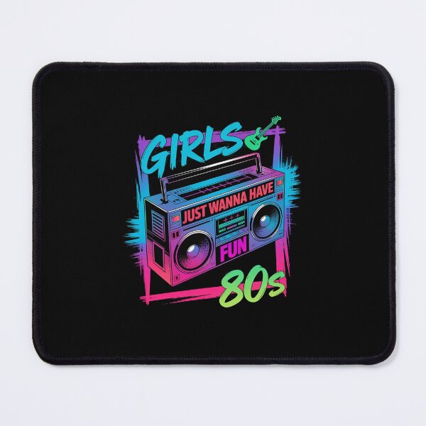 Item preview,  80's Girls Just Wanna Have Fun Nostalgia 1980s 10 designed and sold by MarkLeedsArt.