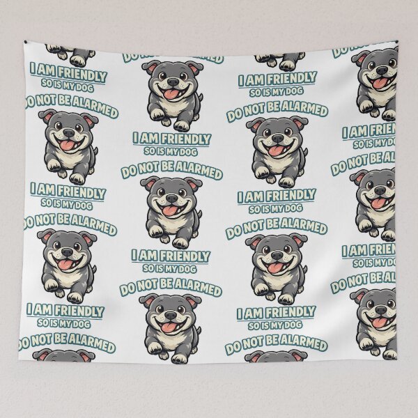 Item preview, Do Not Be Alarmed I Am Friendly So Is My Dog designed and sold by BestFriendTees.