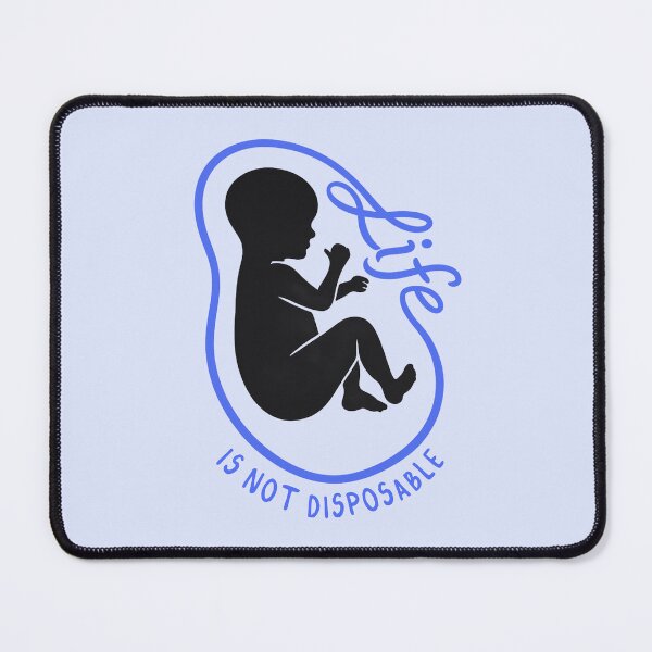 Item preview, Life is Not Disposable (Blue) designed and sold by maddieelysse.