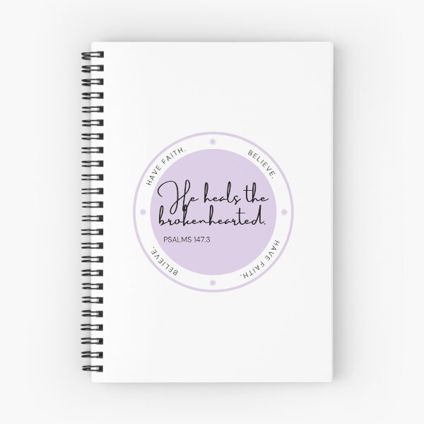 Item preview, He Heals the Brokenhearted Psalm 147:3 | Junk Journal designed and sold by Halb92.