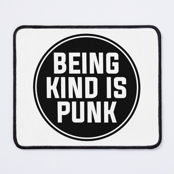 Aperçu de l'œuvre Être Gentil c'est Punk - Be Kind Aesthetic créée et vendue par Wolagno.