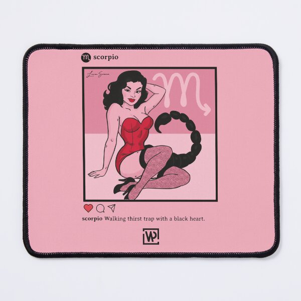 Item preview, Scorpio (Pink) designed and sold by WastedPleasures.