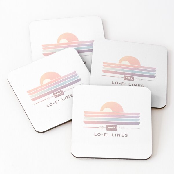 Item preview, Lo-Fi Lines – Chillwave Sunset Design for Premium Hoodies & Tees designed and sold by Mandardesigns09.