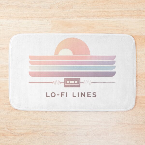 Item preview, Lo-Fi Lines – Chillwave Sunset Design for Premium Hoodies & Tees designed and sold by Mandardesigns09.