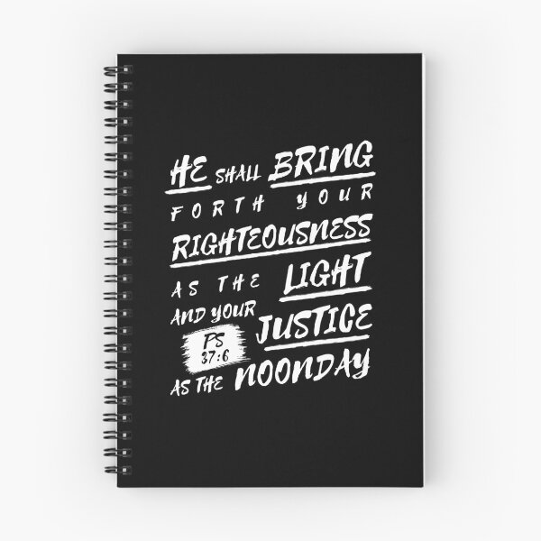 Item preview, Psalm 37:6 Light and Justice designed and sold by Clothed in Scripture.