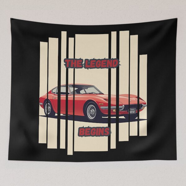 Item preview, Toyot 2000GT, 1967 Japan’s first supercar with clean elegant lines text The Legend Begins 4 designed and sold by Neon G.