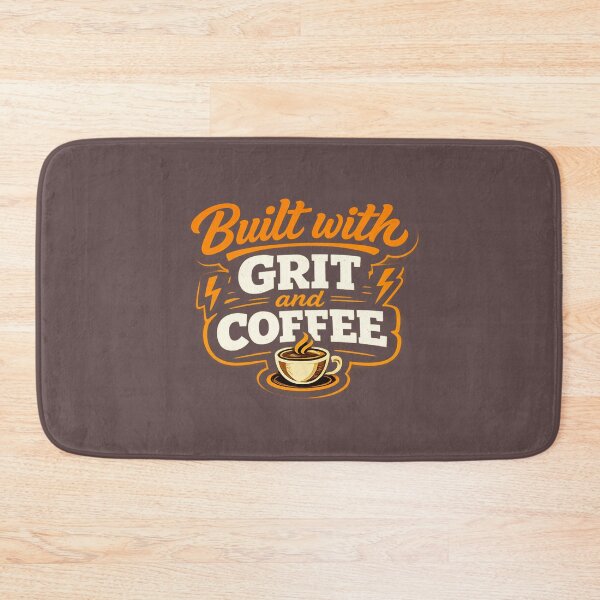 Item preview, Built with Grit and Coffee designed and sold by 2Guys2Hammers.