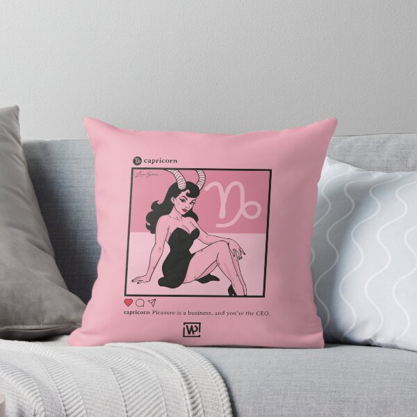 Item preview, Capricorn (Pink) designed and sold by WastedPleasures.