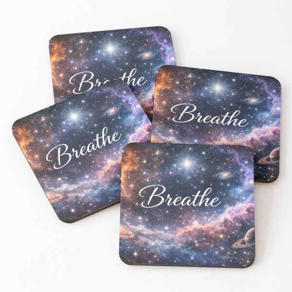 Item preview, Breathe – Cosmic Universe Meditation Art designed and sold by MysticPurpleHue.