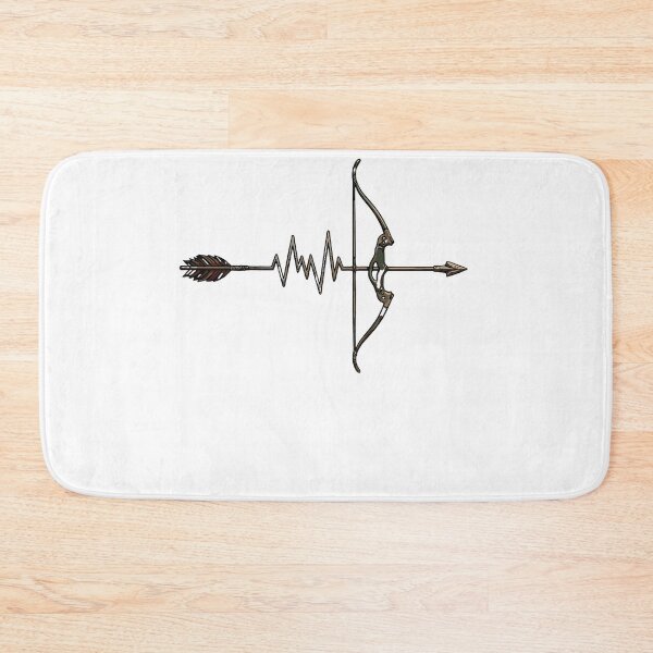 Item preview, Archer’s Heartbeat Bow and Arrow Lifeline Graphic designed and sold by Evaevonechi.