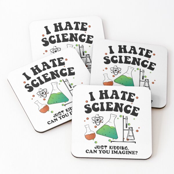 Item preview, I Hate Science Funny Anime Humor Gift for Teens Girls Boys designed and sold by ScienceCorner.