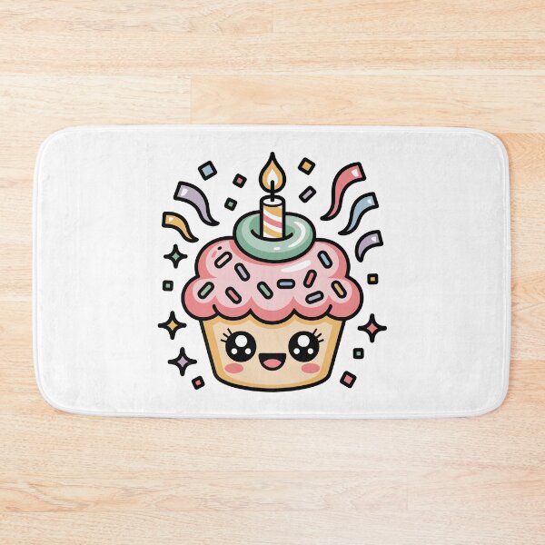 Item preview, Birthday Kawaii Cupcake designed and sold by jkrphoto.