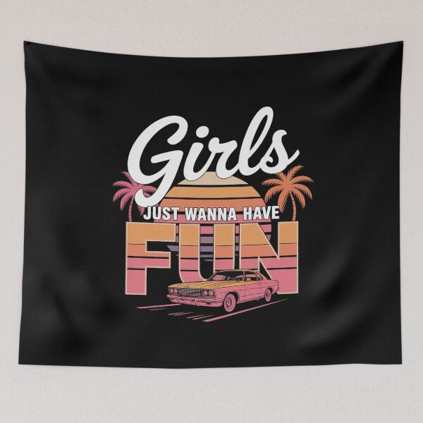 Item preview, 80's Girls Just Wanna Have Fun Nostalgia 1980s 61 designed and sold by MarkLeedsArt.