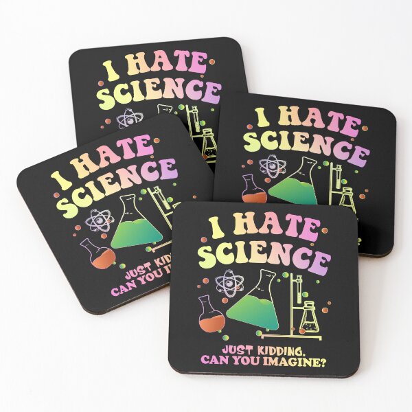 Item preview, I Hate Science Funny Anime Humor Gift for Teens Girls Boys designed and sold by ScienceCorner.