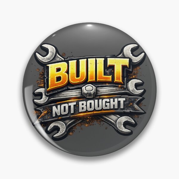 Item preview, Built. Not Bought. designed and sold by 2Guys2Hammers.