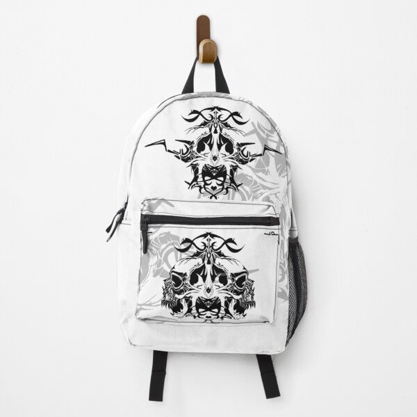 Item preview,  Backpacks of skull art white designed and sold by VitalusDesignArtV.