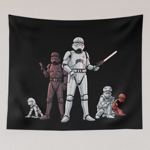 Item preview, Soldier Elite Galactic Enforcers Wield Crimson Plasma Blades designed and sold by ART ATTACK ZONE.