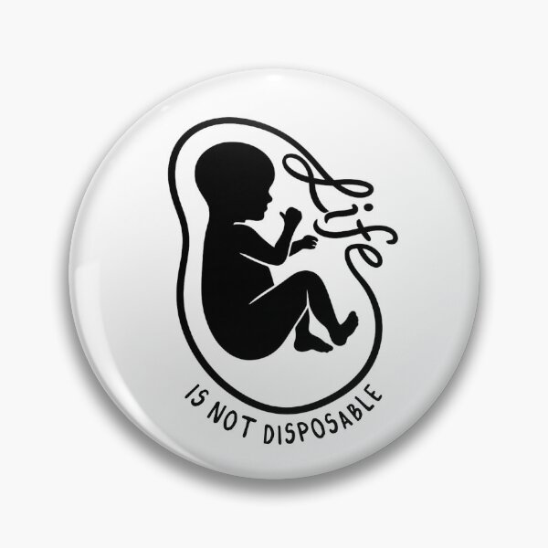 Item preview, Life is Not Disposable (Black and White) designed and sold by maddieelysse.