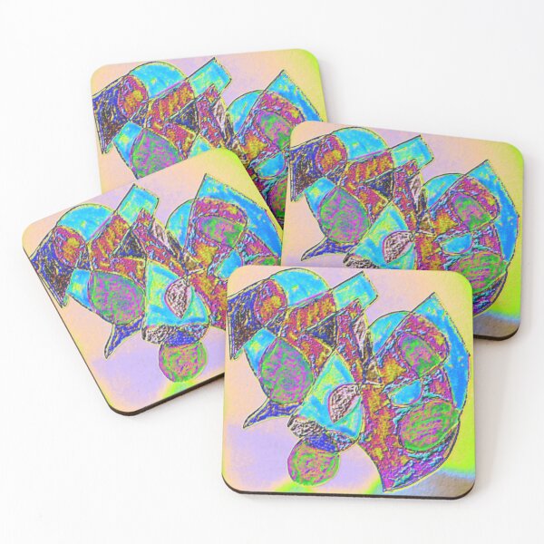 Item preview, soft geometry dark electrize 8 colorful geometric abstract design designed and sold by SmashingDeals.