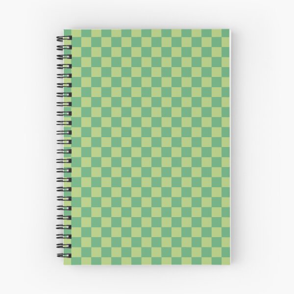 Item preview, Checkers - leaves and lines - all green designed and sold by Stephanie Fiona Design.