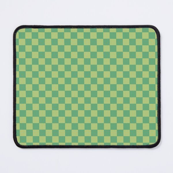 Item preview, Checkers - leaves and lines - all green designed and sold by Stephanie Fiona Design.