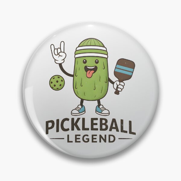 Item preview, Pickleball Legend Funny Pickle Character  designed and sold by HowToCanadian.