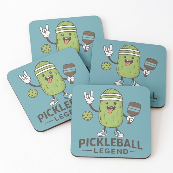 Item preview, Pickleball Legend Funny Pickle Character  designed and sold by HowToCanadian.
