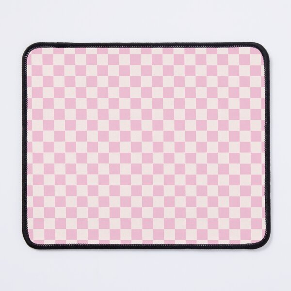 Item preview, Checkers - leaves and lines - pink white designed and sold by Stephanie Fiona Design.