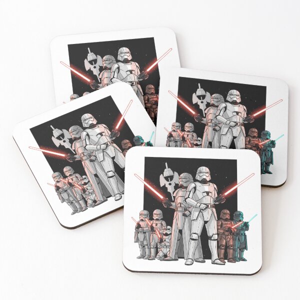 Item preview, Energy Elite Galactic Enforcers Wield Crimson Plasma Blades designed and sold by ART ATTACK ZONE.