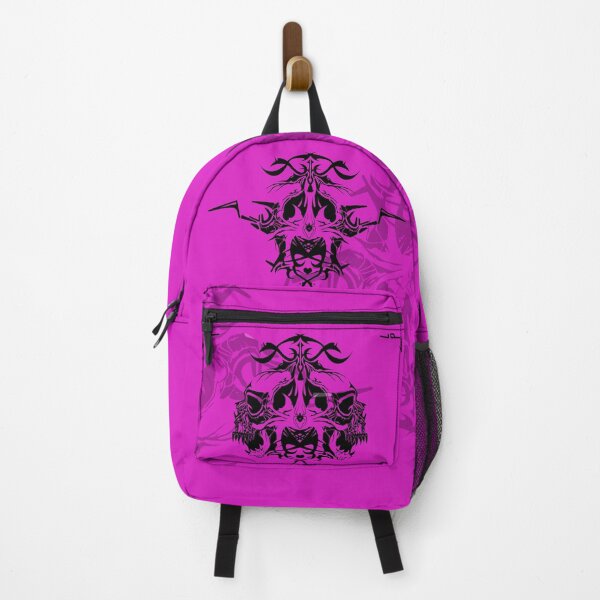 Item preview, Backpacks of skull art pink designed and sold by VitalusDesignArtV.