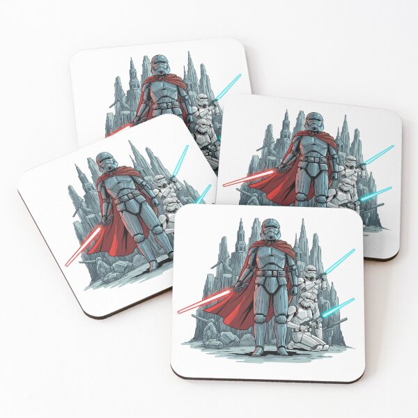 Item preview, SciFi Elite Galactic Enforcers Wield Crimson Plasma Blades designed and sold by ART ATTACK ZONE.