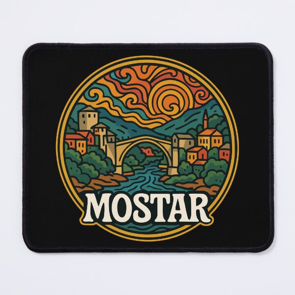 Item preview, Mostar Bosnia And Herzegovina Travel designed and sold by TomFrontierArt.