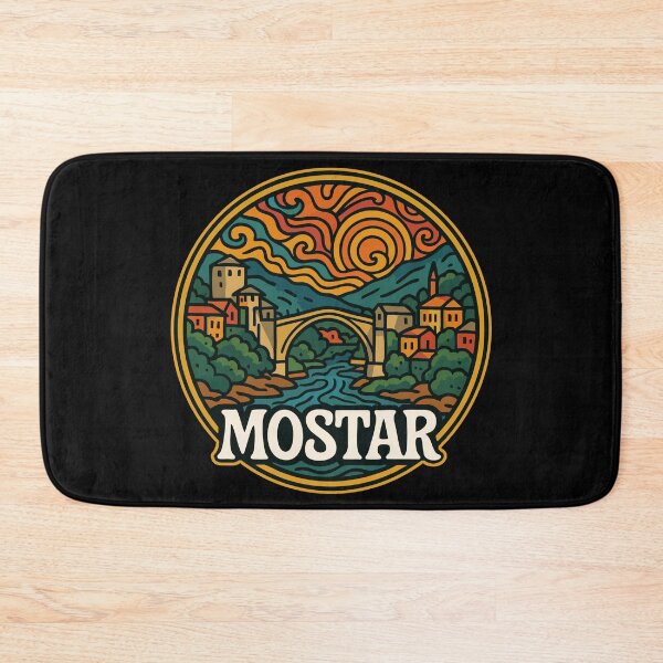 Item preview, Mostar Bosnia And Herzegovina Travel designed and sold by TomFrontierArt.