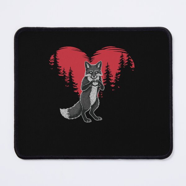 Item preview, Forest Heart Fox Wildlife Valentine day designed and sold by Evaevonechi.