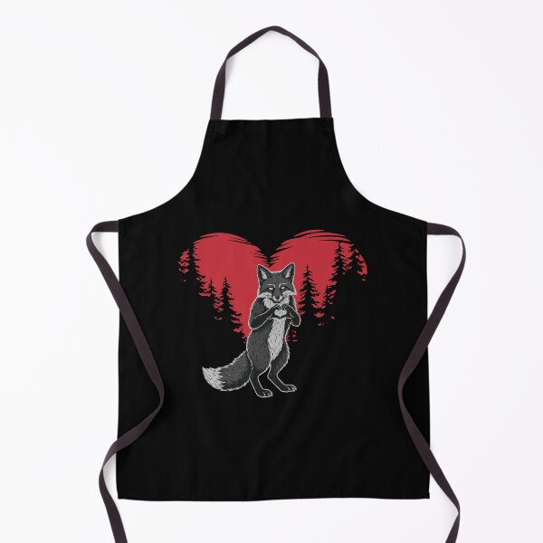 Item preview, Forest Heart Fox Wildlife Valentine day designed and sold by Evaevonechi.