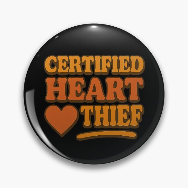Item preview, Certified Heart Thief – Retro Valentine’s Day Design designed and sold by XyoticStudios.