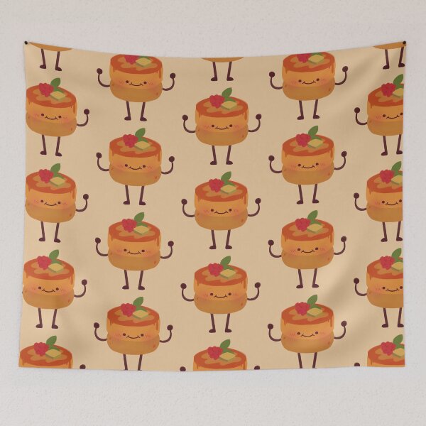 Item preview, Happy Pancake with Butter and Berries designed and sold by Asutip.