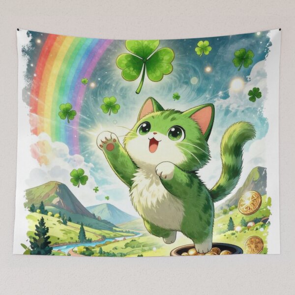 Item preview, St. Patrick's Day Neko designed and sold by Talpha.