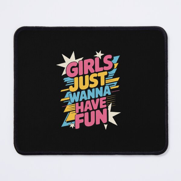 Item preview, 80's Girls Just Wanna Have Fun Women Girls 1980s designed and sold by MarkLeedsArt.
